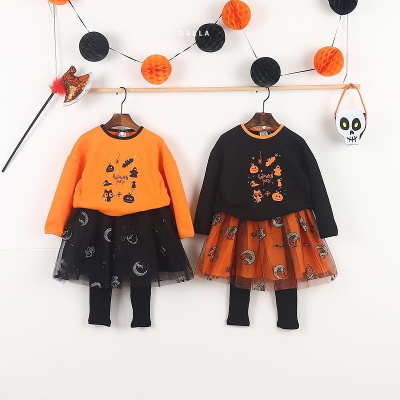 Dalla - Korean Children Fashion - #minifashionista - Halloween Party Tee - 8