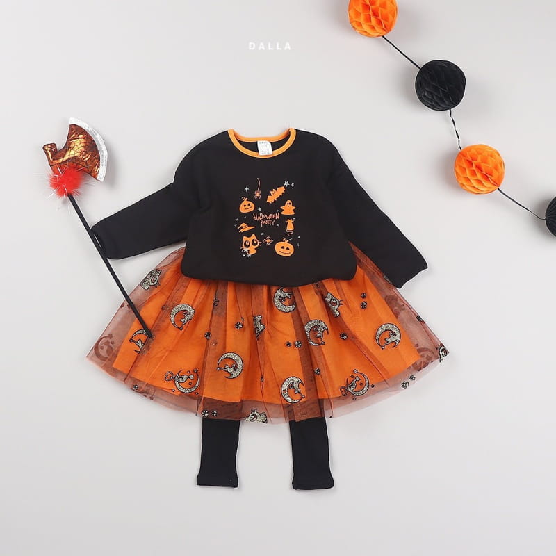 Dalla - Korean Children Fashion - #todddlerfashion - Halloween Party Tee - 10