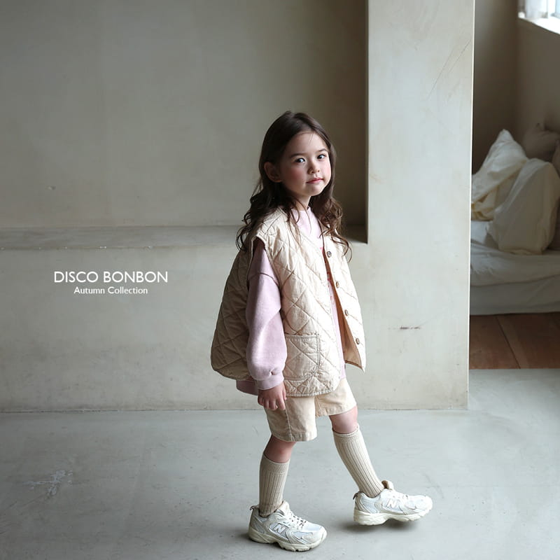 Disco Bonbon - Korean Children Fashion - #childofig - Beige Vest - 12