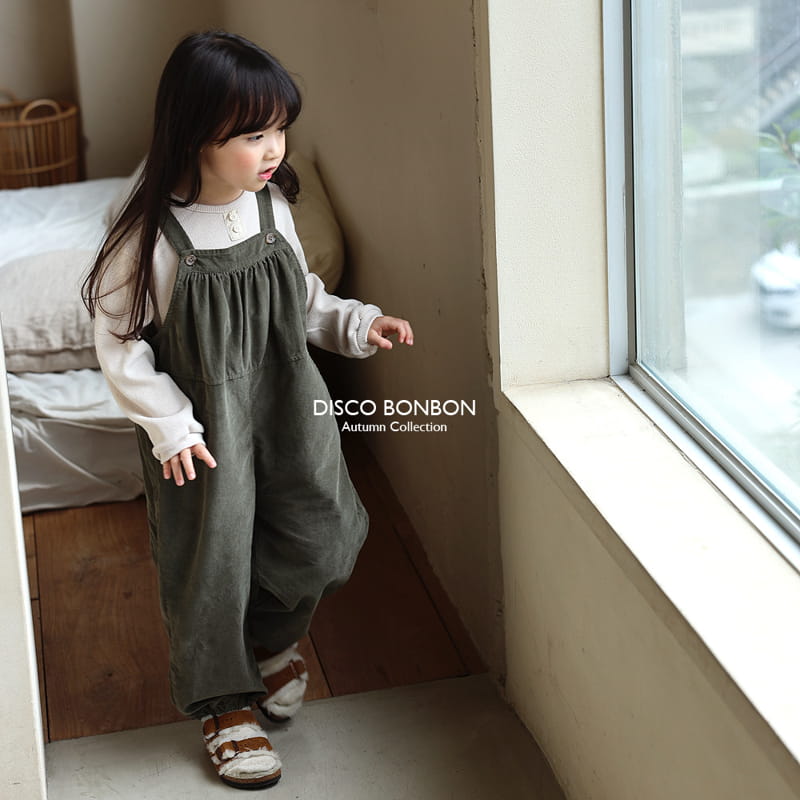 Disco Bonbon - Korean Children Fashion - #childrensboutique - Caramel Overalls - 2