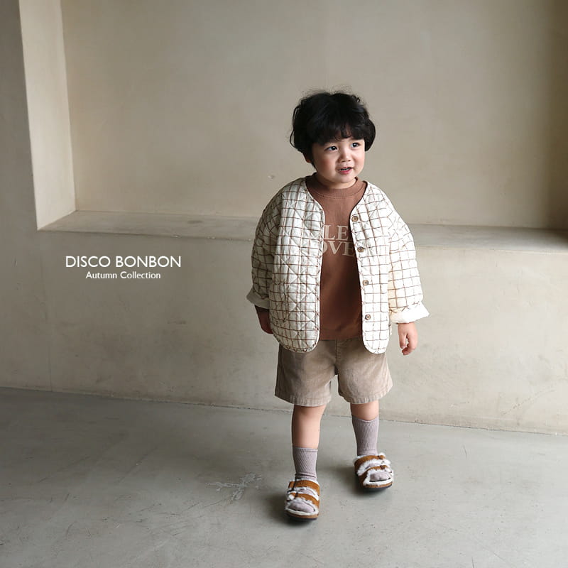 Disco Bonbon - Korean Children Fashion - #childrensboutique - Cheple Quilting Jumper - 8