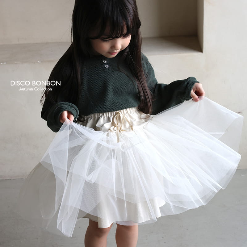 Disco Bonbon - Korean Children Fashion - #childrensboutique - Point Waffle Tee - 7