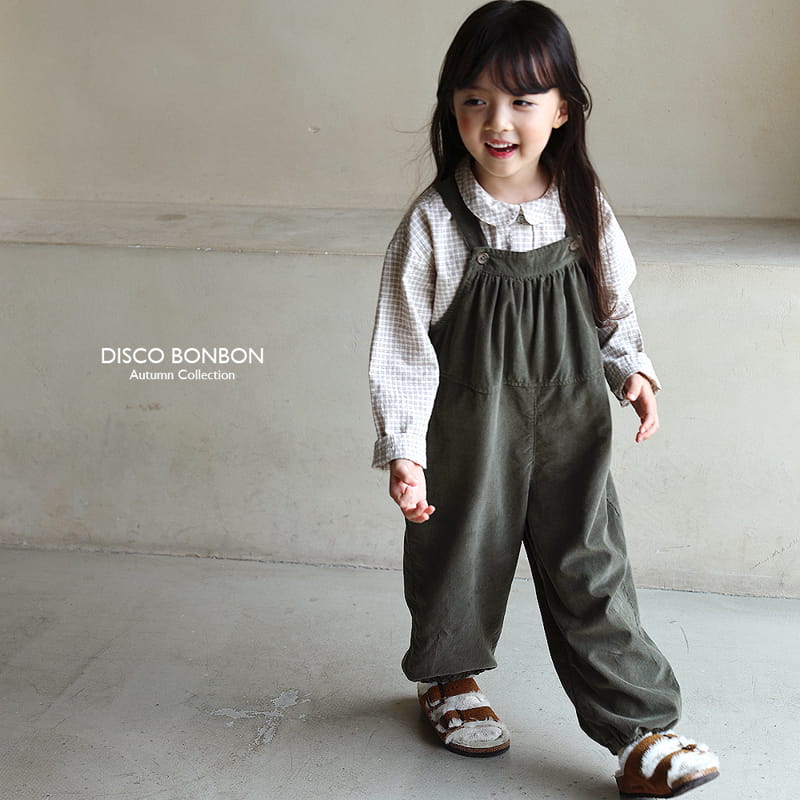 Disco Bonbon - Korean Children Fashion - #fashionkids - Caramel Overalls - 5