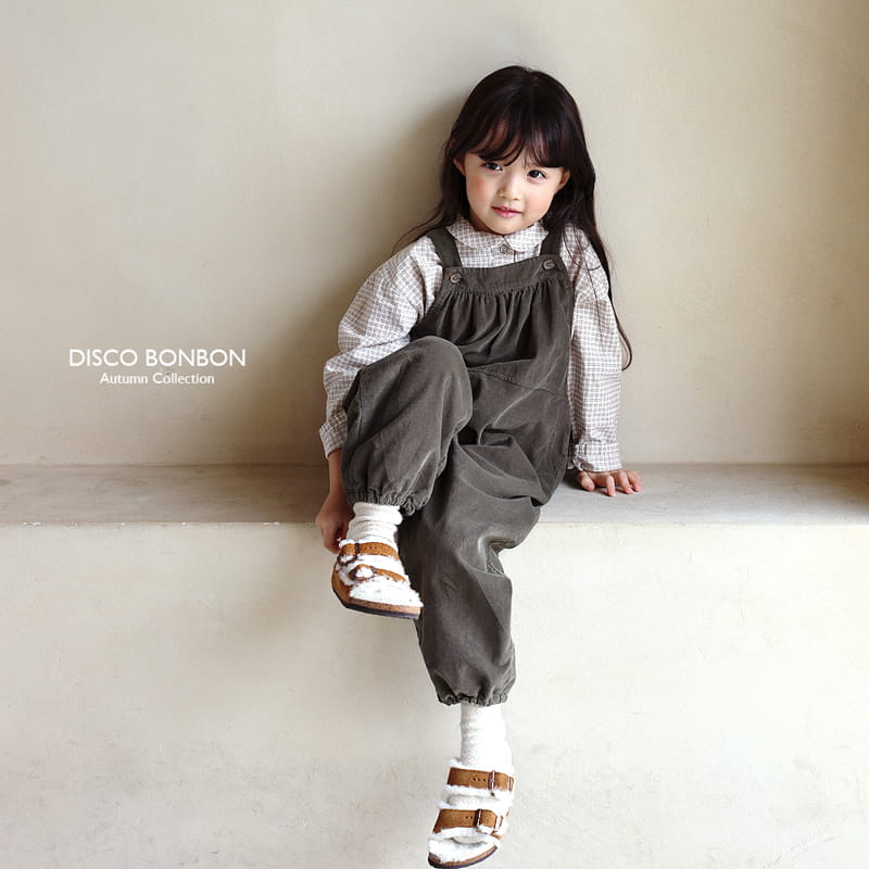 Disco Bonbon - Korean Children Fashion - #kidsshorts - Caramel Overalls - 6