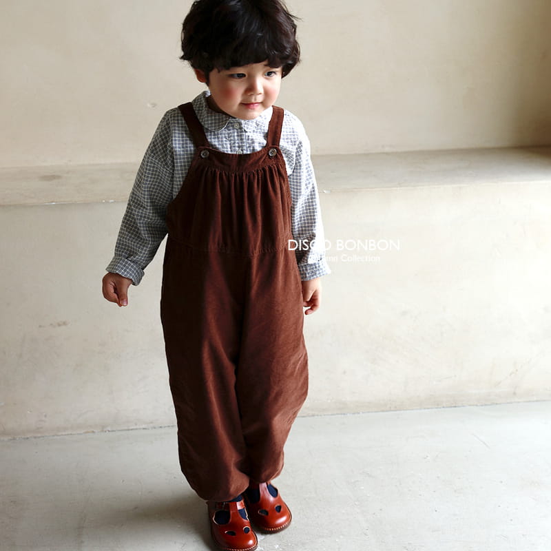 Disco Bonbon - Korean Children Fashion - #kidsstore - Caramel Overalls - 7