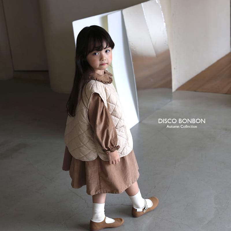 Disco Bonbon - Korean Children Fashion - #magicofchildhood - Beige Vest - 9