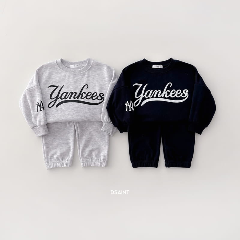 Dsaint - Korean Children Fashion - #Kfashion4kids - Yanky NY Set