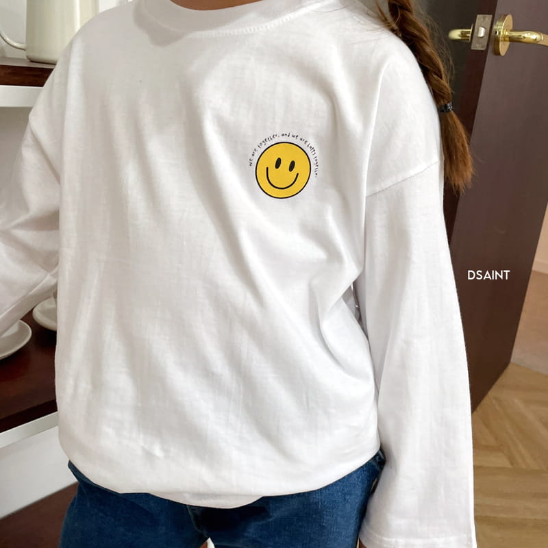 Dsaint - Korean Children Fashion - #Kfashion4kids - Together Smile Tee - 7