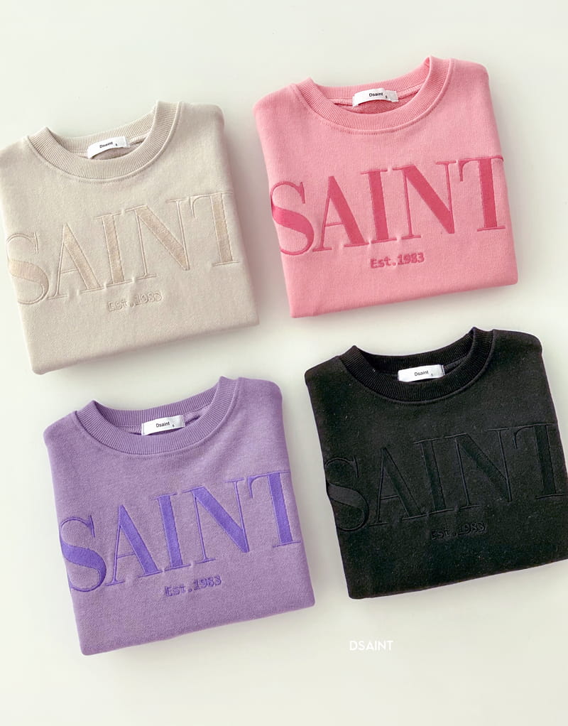 Dsaint - Korean Children Fashion - #designkidswear - Est Saint Sweatshirt