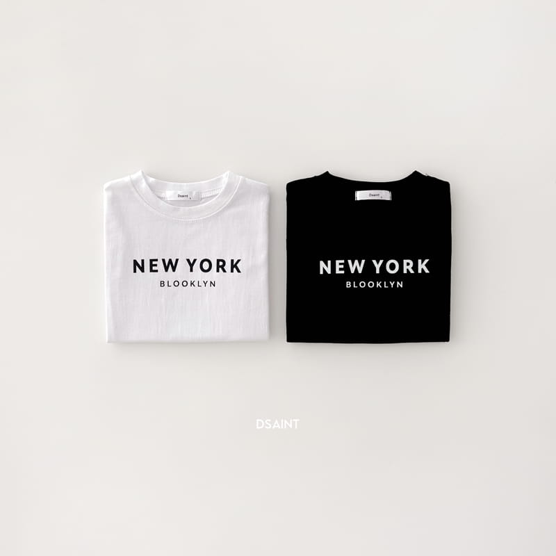 Dsaint - Korean Children Fashion - #kidsshorts - New York Brook Tee - 2