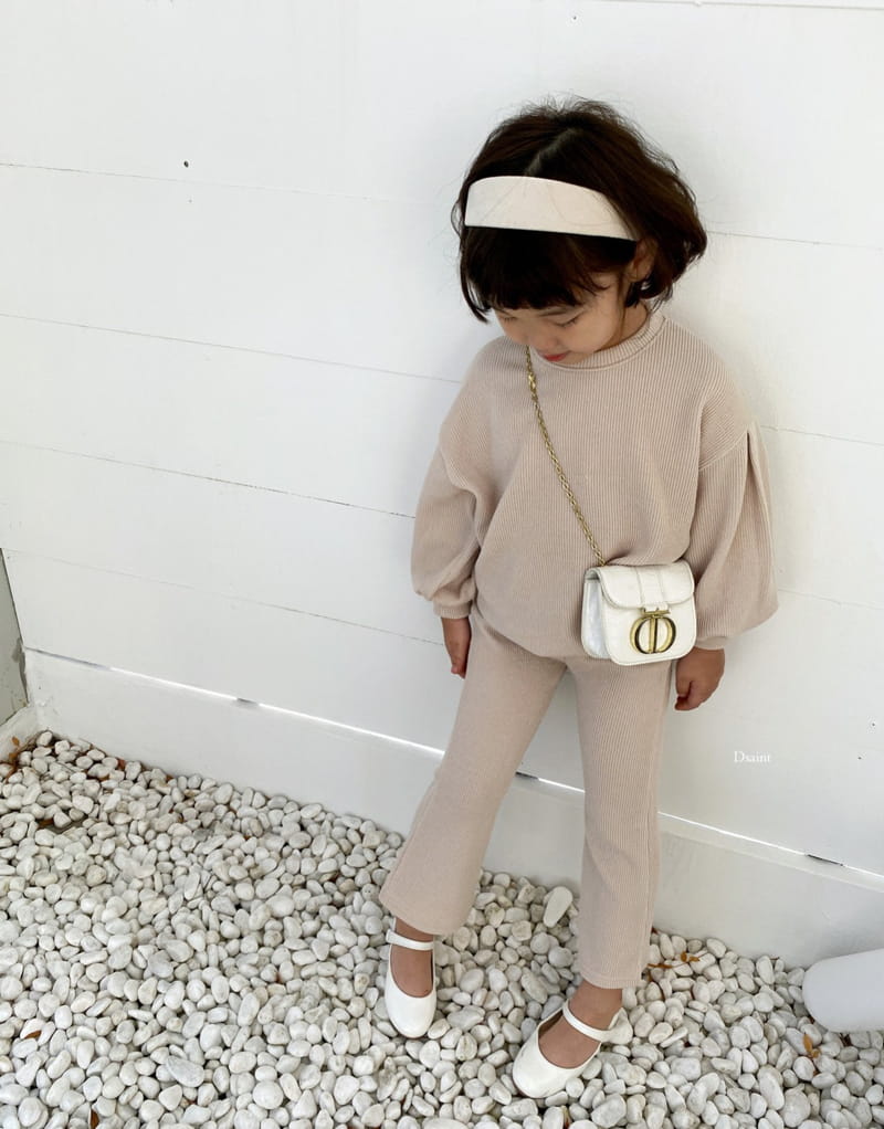 Dsaint - Korean Children Fashion - #Kfashion4kids - Love Pugg Set - 4