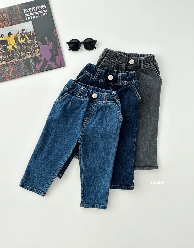 Dsaint - Korean Children Fashion - #todddlerfashion - Special Span Jeans - 2