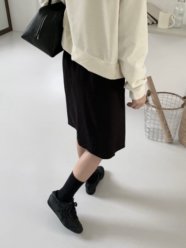 Enten - Korean Women Fashion - #thatsdarling - Add Wrinkle Skirt - 9