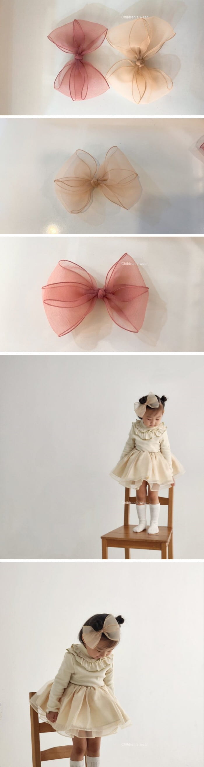 Flower J - Korean Children Fashion - #minifashionista - Oganja Ribbon Hairpin