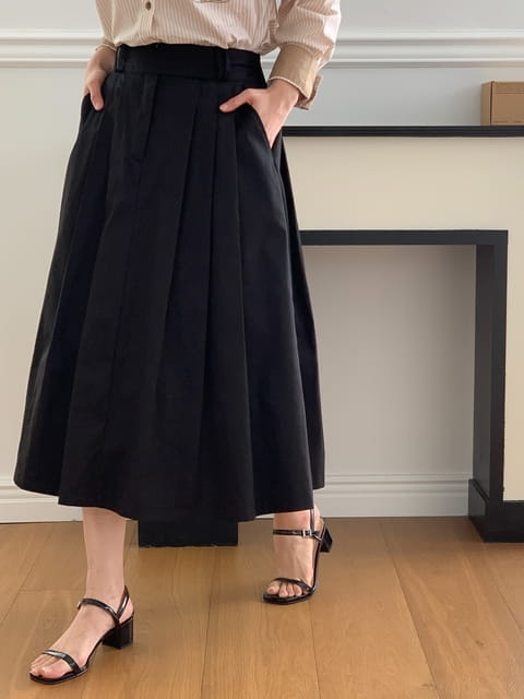 French Chic - Korean Women Fashion - #thelittlethings - Three Pintuck Skirt - 6