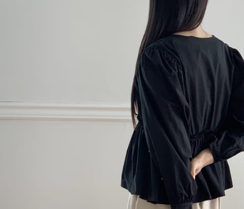 French Chic - Korean Women Fashion - #womensfashion - V Neck Frill Blouse - 8