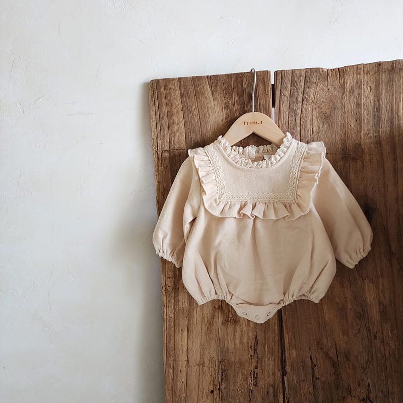 From J - Korean Baby Fashion - #babyfashion - Coco Frill Bodysuit - 5