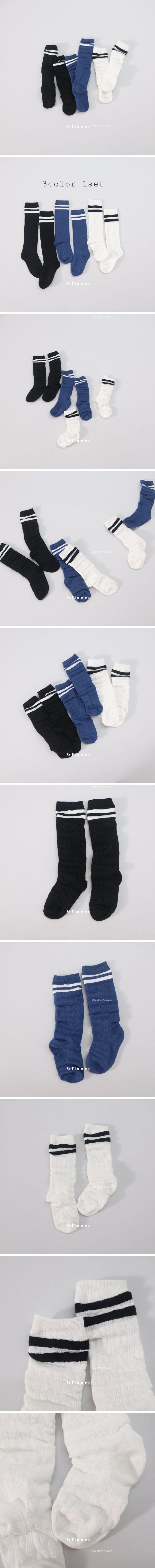 G Flower - Korean Children Fashion - #kidsstore - St Knee Socks