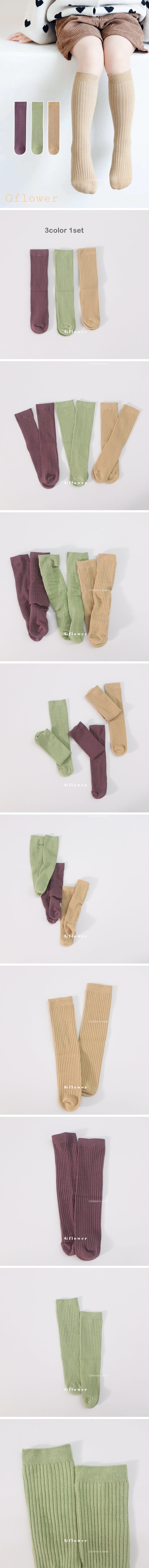 G Flower - Korean Children Fashion - #todddlerfashion - Basic Knee Socks