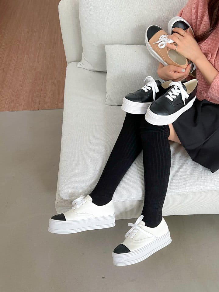 Golden Shoe - Korean Women Fashion - #momslook - 9087 Sneakers