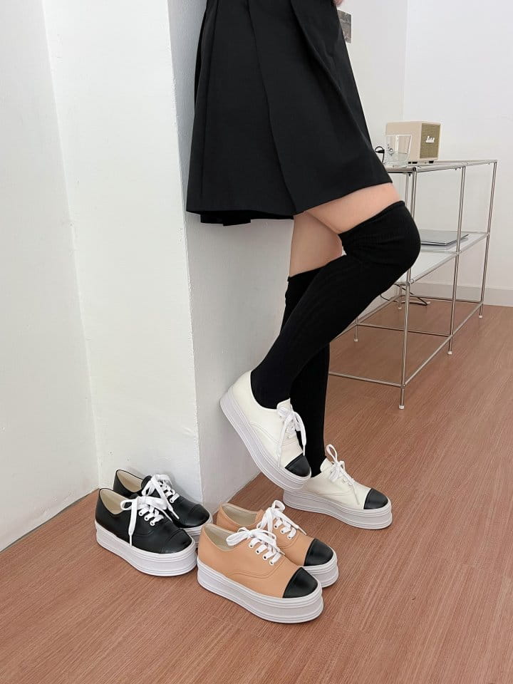 Golden Shoe - Korean Women Fashion - #momslook - 9087 Sneakers - 2