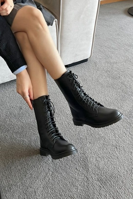 Golden Shoe - Korean Women Fashion - #momslook - ka5446 Boots - 8