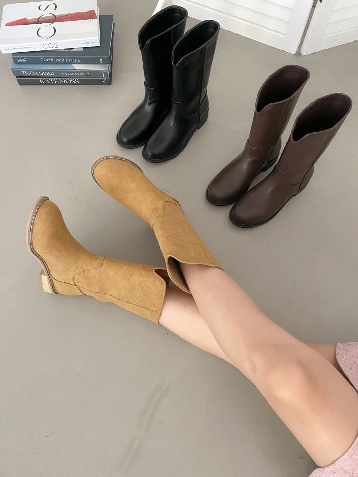 Golden Shoe - Korean Women Fashion - #momslook - 2819 Boots