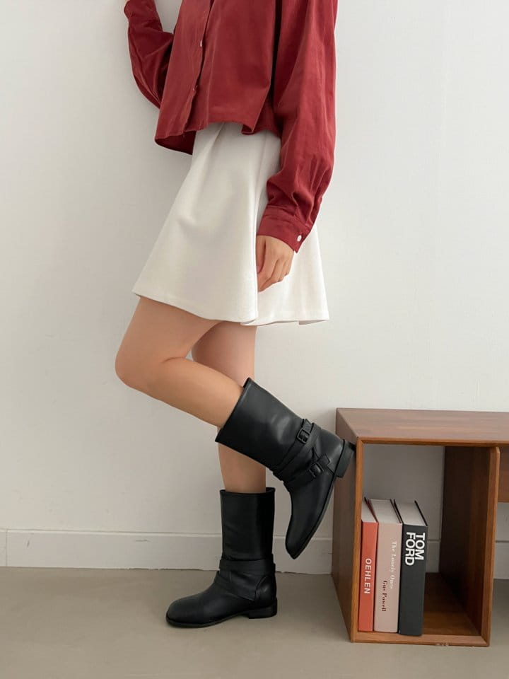 Golden Shoe - Korean Women Fashion - #momslook - j3289 Boots