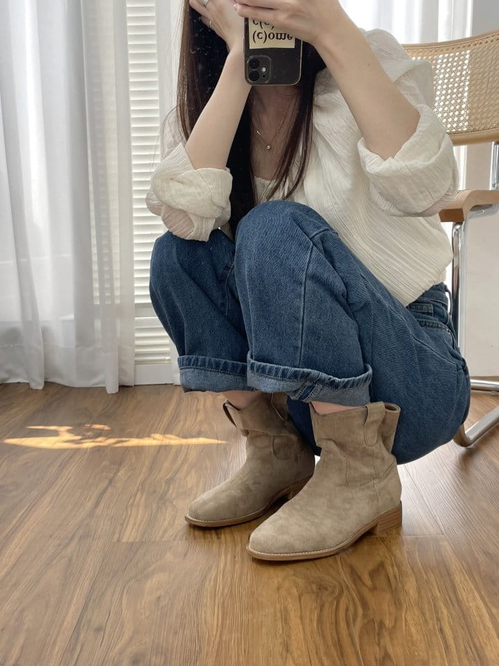 Golden Shoe - Korean Women Fashion - #momslook - bu1068 Boots - 10