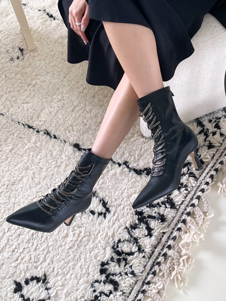 Golden Shoe - Korean Women Fashion - #romanticstyle - 2342 Boots - 2