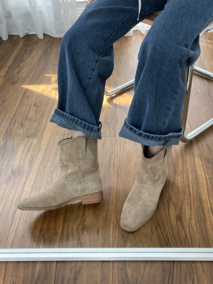 Golden Shoe - Korean Women Fashion - #thelittlethings - bu1068 Boots - 7