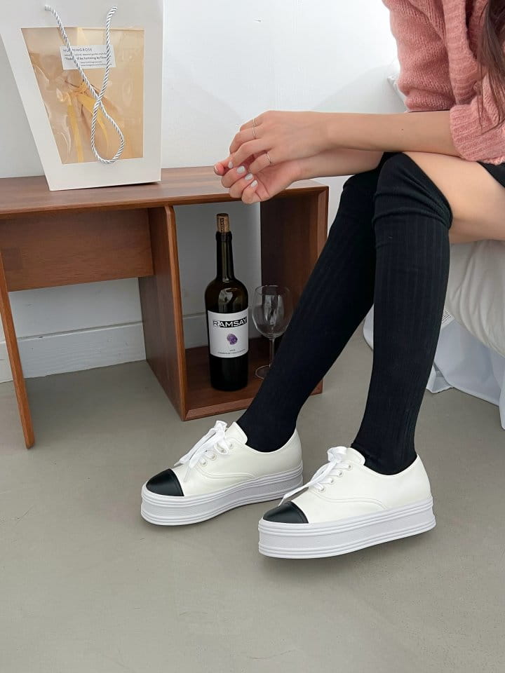 Golden Shoe - Korean Women Fashion - #momslook - 9087 Sneakers - 4