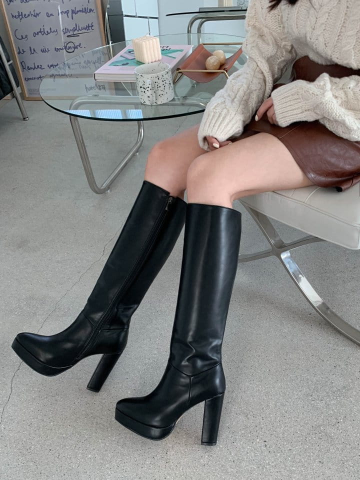 Golden Shoe - Korean Women Fashion - #momslook - bu1047 Boots - 4