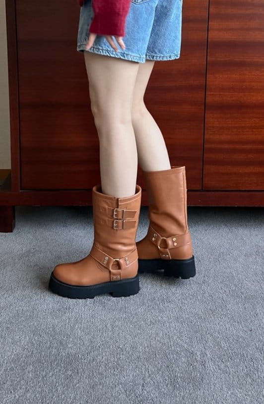 Golden Shoe - Korean Women Fashion - #womensfashion - ka9016 Boots - 6