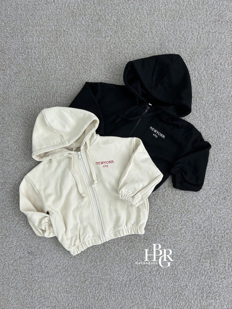 Haebaragi - Korean Children Fashion - #childofig - New York Hoody Zip-up