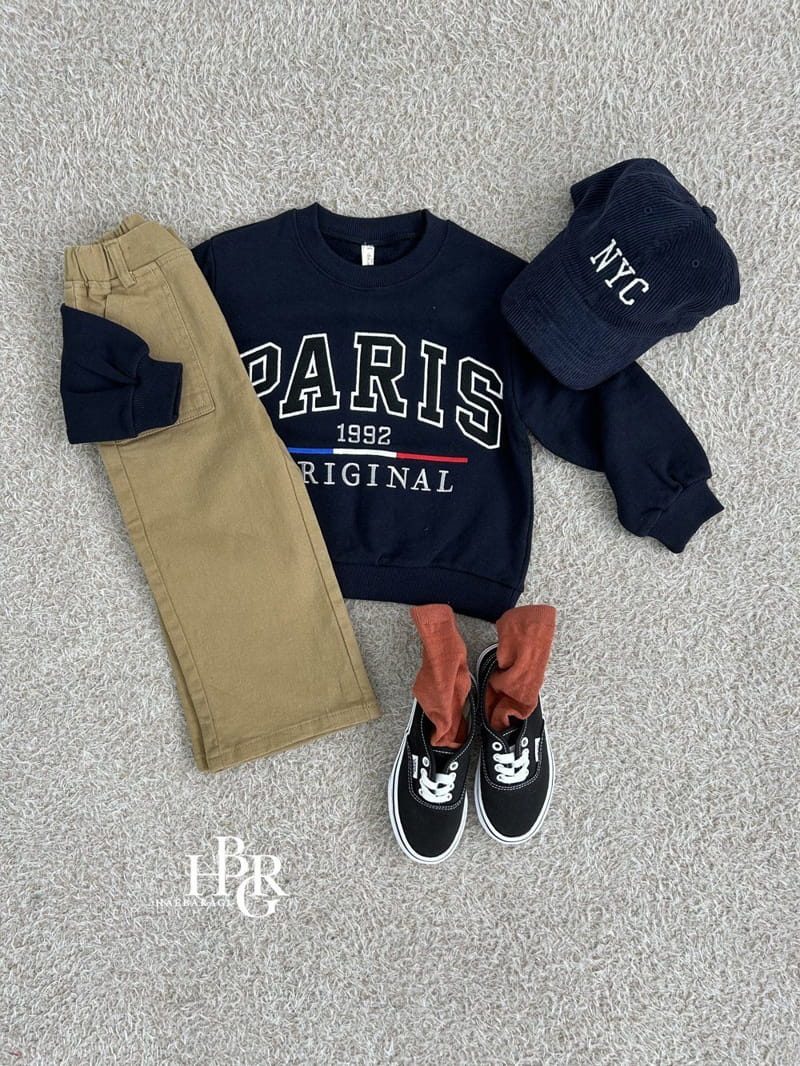 Haebaragi - Korean Children Fashion - #designkidswear - Paris Embrodiery Sweatshirt - 6