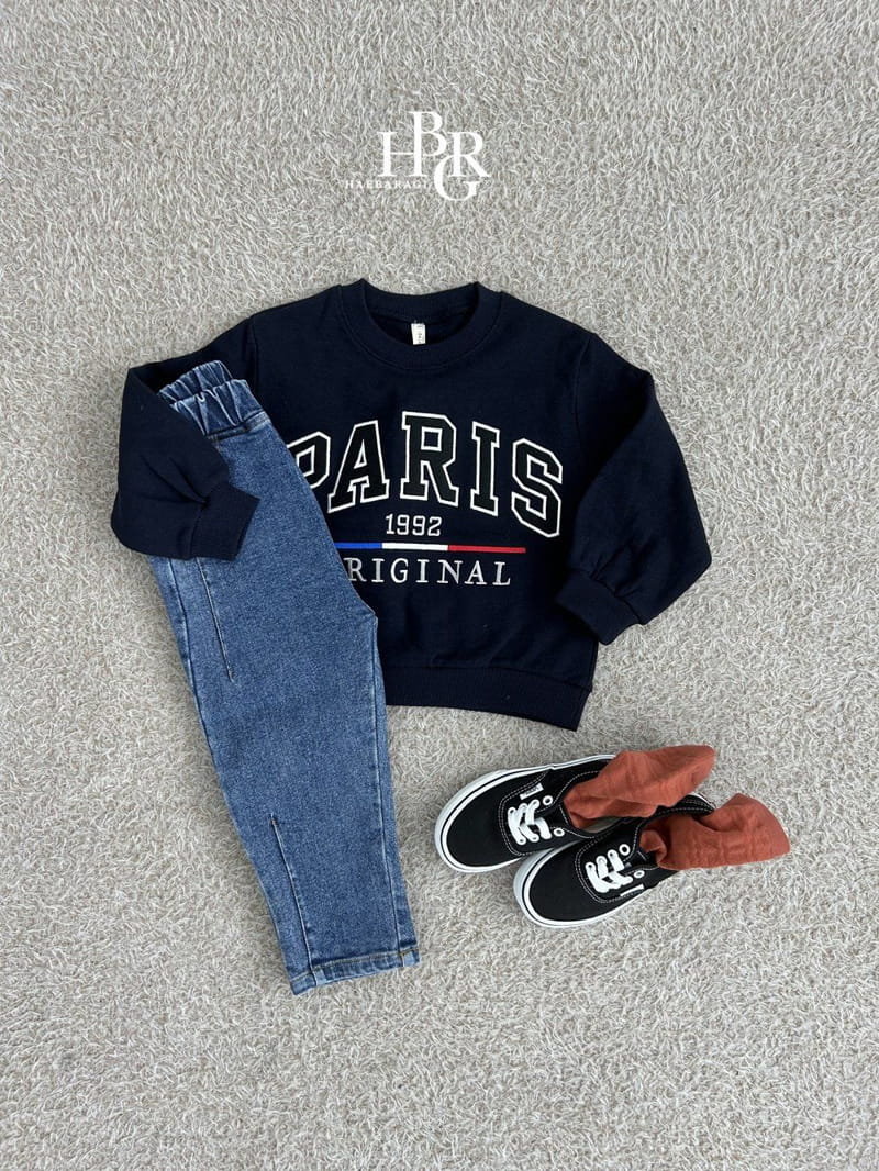 Haebaragi - Korean Children Fashion - #discoveringself - Paris Embrodiery Sweatshirt - 7