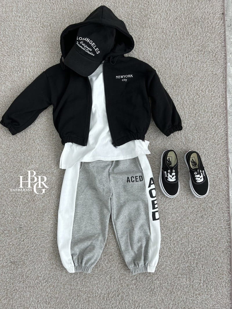 Haebaragi - Korean Children Fashion - #discoveringself - New York Hoody Zip-up - 5