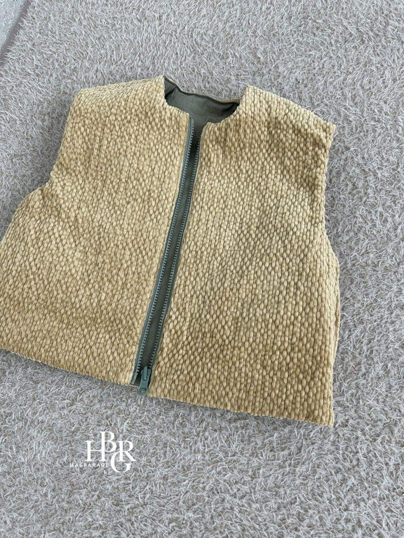 Haebaragi - Korean Children Fashion - #fashionkids - Corduroy Reversible Vest - 6