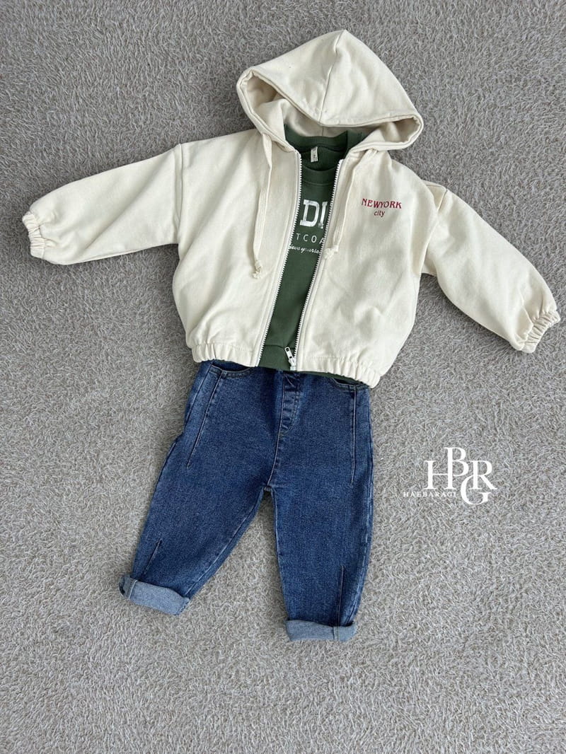 Haebaragi - Korean Children Fashion - #kidsstore - New York Hoody Zip-up - 8