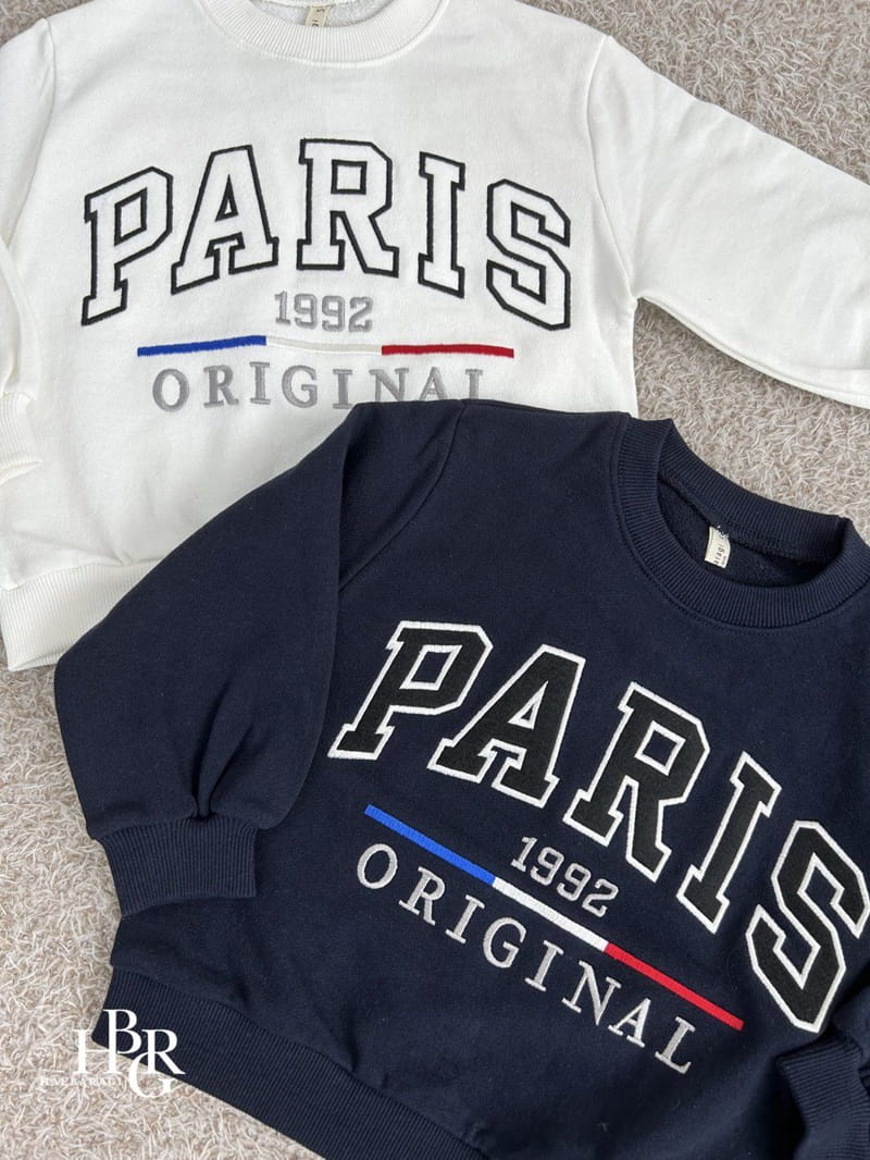 Haebaragi - Korean Children Fashion - #prettylittlegirls - Paris Embrodiery Sweatshirt - 2