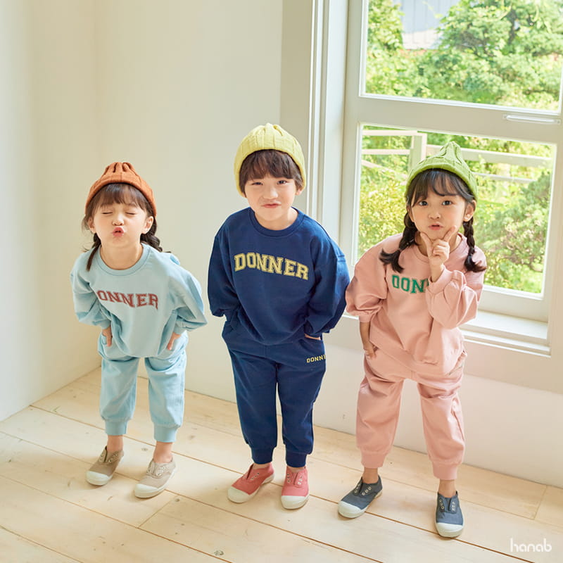 Hanab - Korean Children Fashion - #kidzfashiontrend - Donner Top Bottom Set - 4