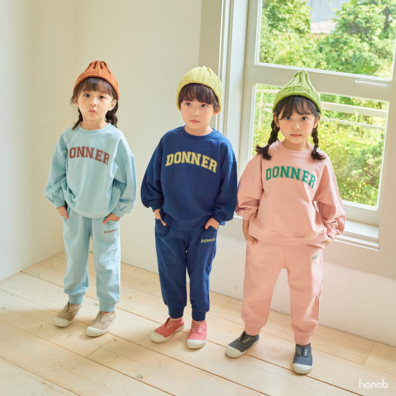 Hanab - Korean Children Fashion - #kidzfashiontrend - Donner Top Bottom Set - 3