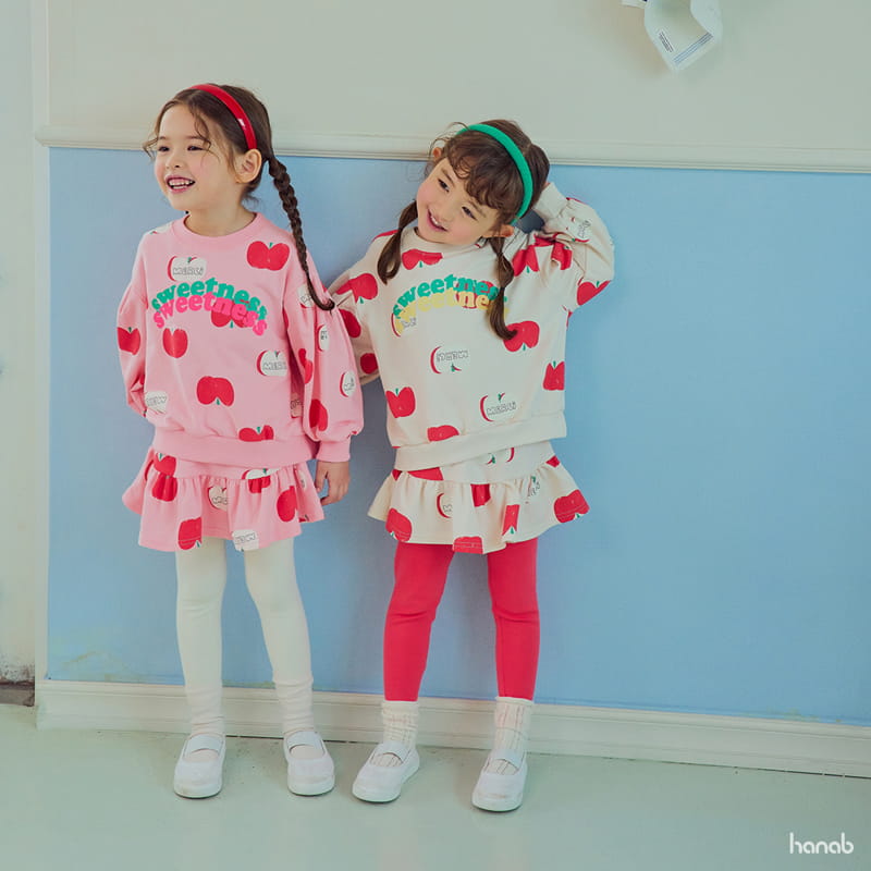 Hanab - Korean Children Fashion - #littlefashionista - Apple Top Bottom Set