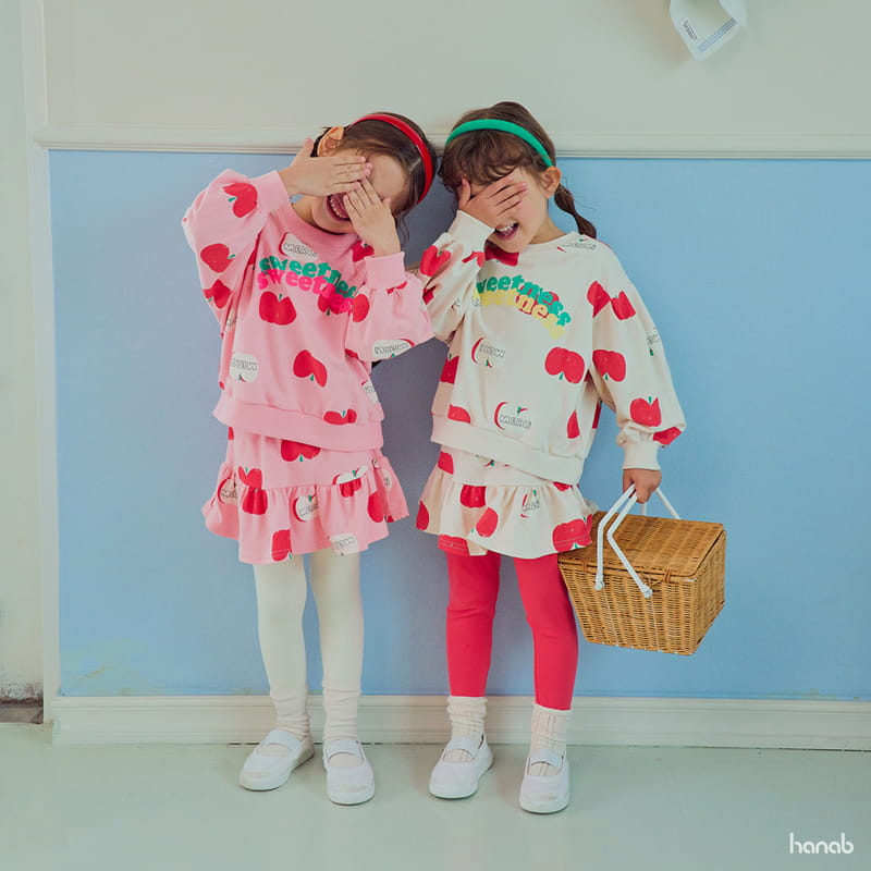 Hanab - Korean Children Fashion - #todddlerfashion - Apple Top Bottom Set - 5