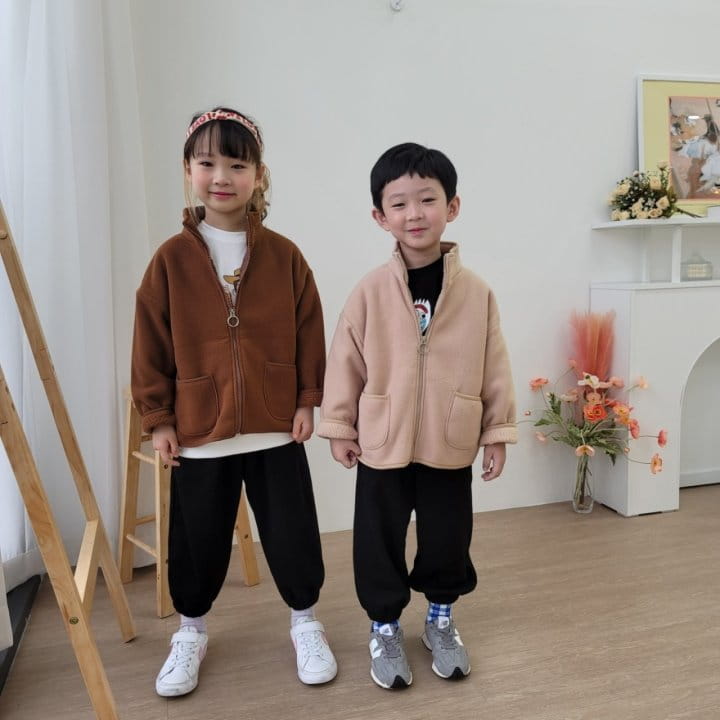 Heart Baby - Korean Children Fashion - #Kfashion4kids - Fleece Zip-up - 3