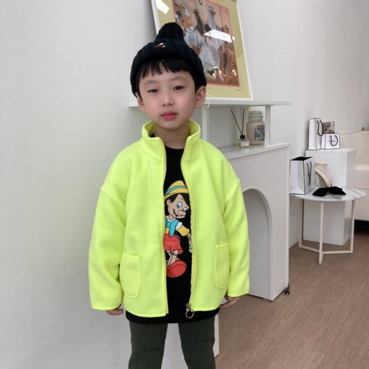 Heart Baby - Korean Children Fashion - #childofig - Fleece Zip-up - 8