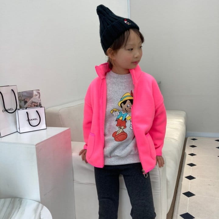 Heart Baby - Korean Children Fashion - #minifashionista - Fleece Zip-up - 6