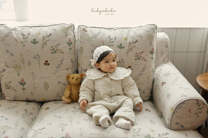 Hi Byebebe - Korean Baby Fashion - #babyboutique - Baby Flower Quilting Overalls