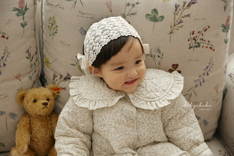 Hi Byebebe - Korean Baby Fashion - #babyboutiqueclothing - Baby Flower Quilting Overalls - 2